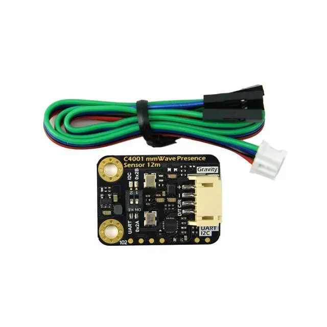 Alt view image 4 of 5 - Gravity: mmWave C4001 24GHz Human Presence Detection Sensor (12 Meters, I2C & UART)