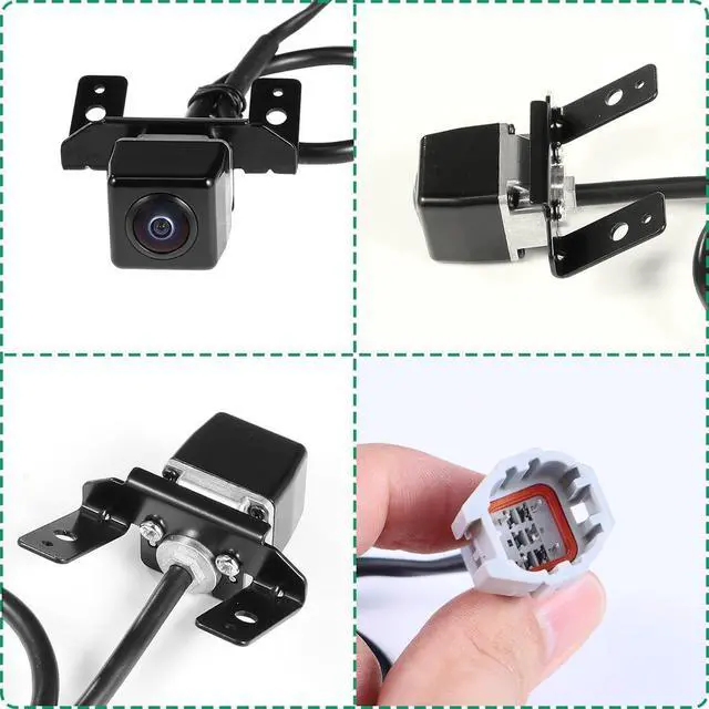 Alt view image 4 of 6 - 95760-3S102 Rear View Backup Camera Fit for Hyundai Sonata Hybrid 2011-2015, Parking Assist Cam Replaces OE Number 95760-3S100, 95760-3S101, A52-74-0028, V52-74-0028, PAC16