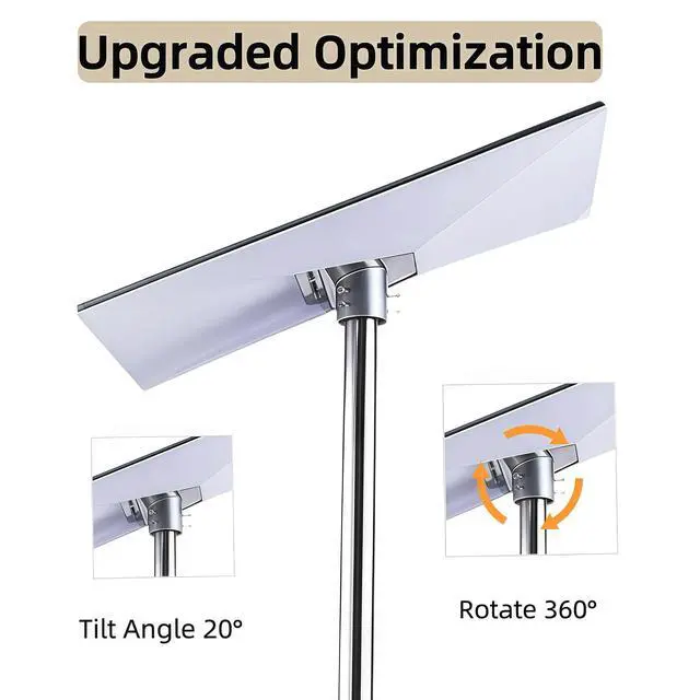 Alt view image 3 of 7 - Heavy Duty Starlink Pipe Adapter - Universal Pole Mount Kit for Standard & V3 Dish | Aluminum Alloy Mounting Adapter for Roof, RV, Wall, Yacht | Easy No-Tools Installation (Silver)