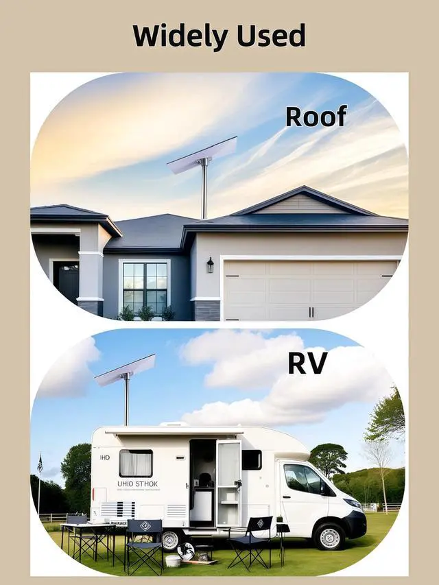 Alt view image 6 of 7 - Heavy Duty Starlink Pipe Adapter - Universal Pole Mount Kit for Standard & V3 Dish | Aluminum Alloy Mounting Adapter for Roof, RV, Wall, Yacht | Easy No-Tools Installation (Silver)