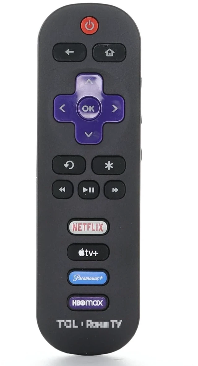 Main image of RC280 / 21001-000109 Remote Control for TCL Roku TV's 2023 - 2024 with Apps Shortcuts - IR Only - G0401-000202 - TCL S451 Series - S455 Series