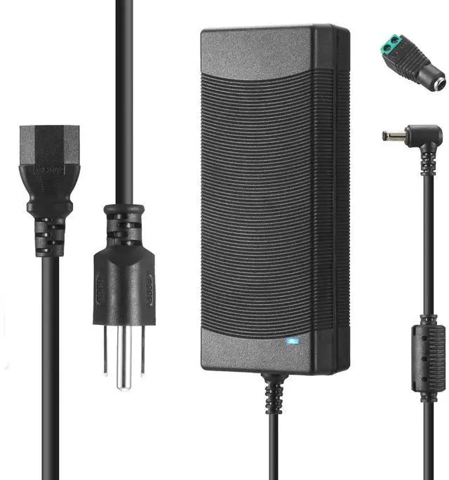 Main image of 12V 10A Power Supply 120W 100V~240V AC to DC Adapter Converter Transformer,12 Volt 10 Amp Power Supply Adapter with 5.5mm x 2.5mm&2.1mm DC Output Jack for 12V Printe LED Strip Light CCTV Camera
