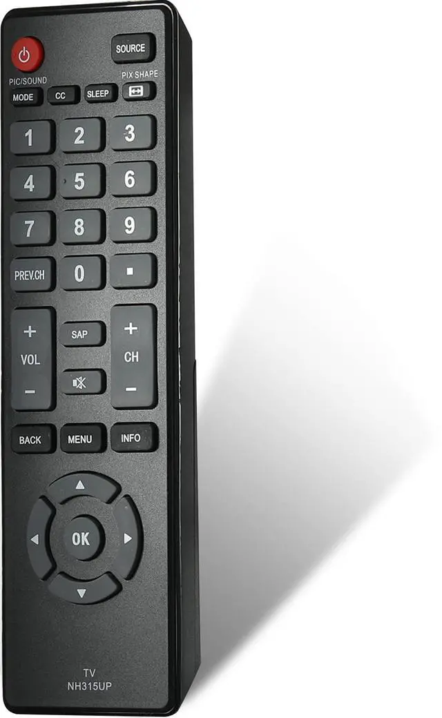 Alt view image 4 of 7 - NH315UP Universal Replacement Remote Control Compatible with All Sanyo LED LCD HDTV TV