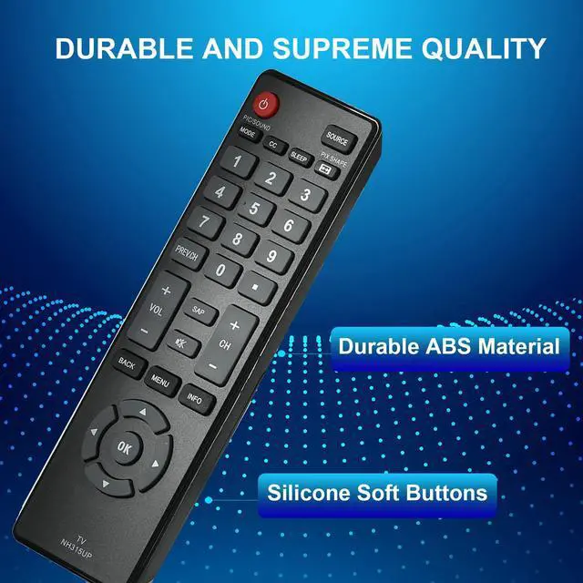 Alt view image 5 of 7 - NH315UP Universal Replacement Remote Control Compatible with All Sanyo LED LCD HDTV TV
