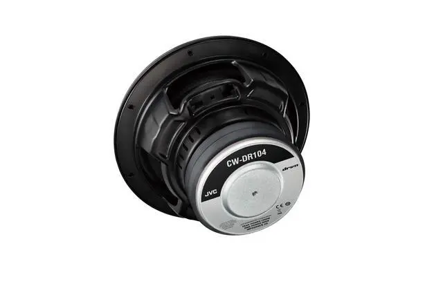 Alt view image 2 of 6 - CW-DR124/104 DRVN 4-ohm 350 Watt Car Audio Subwoofer- Single (Black) with Dependable Low-Frequency Punch (10")