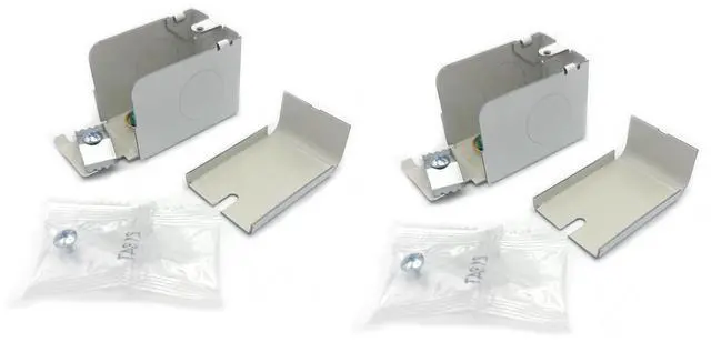 Main image of Replacement for Wiremold Plugmold WH2010A2 Entrance End Fitting - WM 2000White - 2 Pack