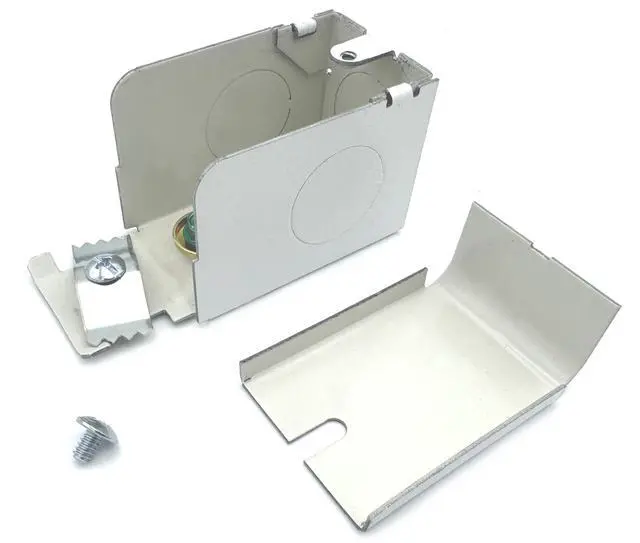 Alt view image 3 of 7 - Replacement for Wiremold Plugmold WH2010A2 Entrance End Fitting - WM 2000White - 2 Pack