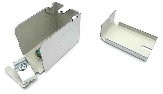 Alt view image 5 of 7 - Replacement for Wiremold Plugmold WH2010A2 Entrance End Fitting - WM 2000White - 2 Pack