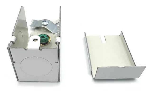 Alt view image 6 of 7 - Replacement for Wiremold Plugmold WH2010A2 Entrance End Fitting - WM 2000White - 2 Pack