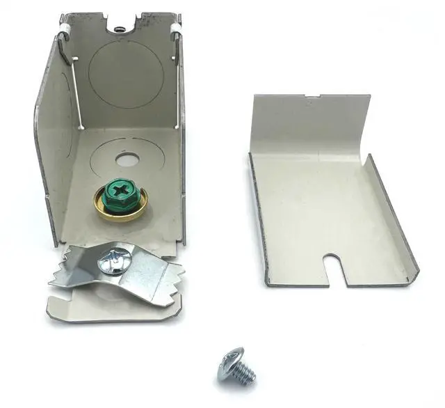Alt view image 7 of 7 - Replacement for Wiremold Plugmold WH2010A2 Entrance End Fitting - WM 2000White - 2 Pack