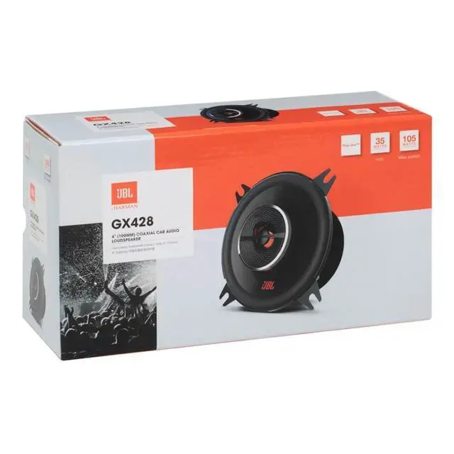 Alt view image 4 of 4 - GX428 105 Watts Max, GX Series 4" 2-Way Coaxial Car Audio Speakers