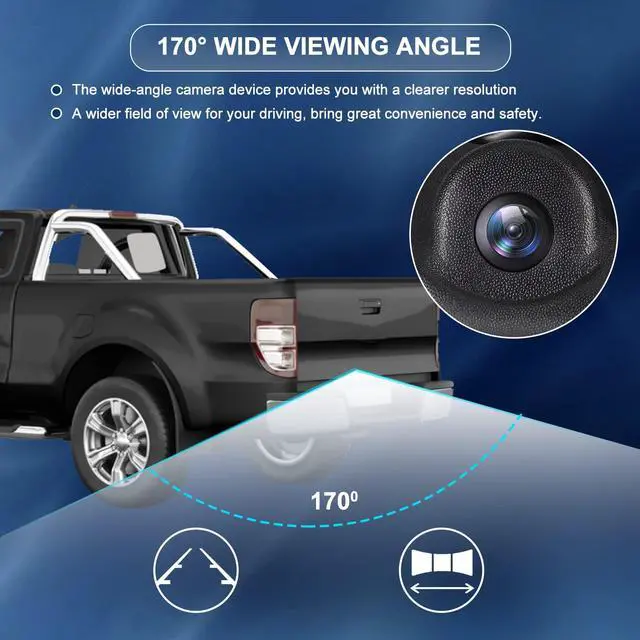 Alt view image 5 of 7 - Rear View Backup Camera for Chevy Silverado 1500 2500 3500 HD 2016-2019 | Replacement for GMC Sierra 1500 / 2500 HD / 3500 HD 2016-2019 Reversing Backup Camera Replaces 84062896 23363727