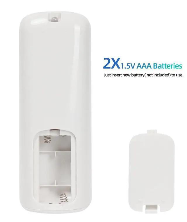 Alt view image 2 of 5 - Replacement Remote Control for LG Portable Air Conditioner LP0820WSR LP1021BHSM LP1021BSSM LP0721WSR LP1220GSR LP1020WSR LP0621WSR LP0821GSSM LP1420BSR COV36174376