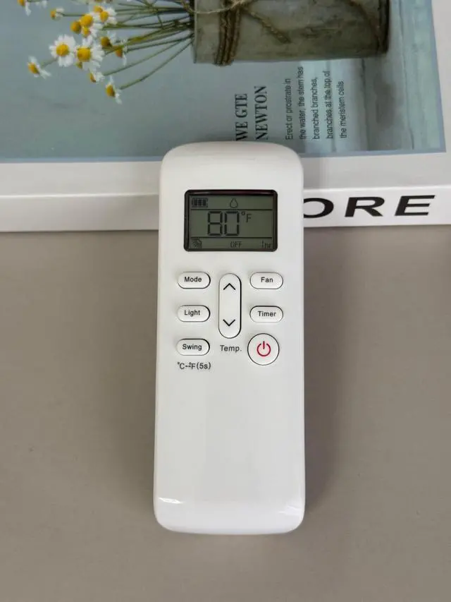 Alt view image 3 of 5 - Replacement Remote Control for LG Portable Air Conditioner LP0820WSR LP1021BHSM LP1021BSSM LP0721WSR LP1220GSR LP1020WSR LP0621WSR LP0821GSSM LP1420BSR COV36174376