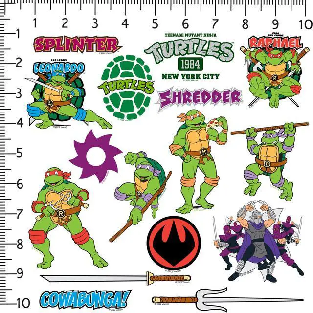 Alt view image 2 of 6 - Teenage Mutant Ninja Turtles, Tablet & Indoor/Outdoor Use, Set of 50