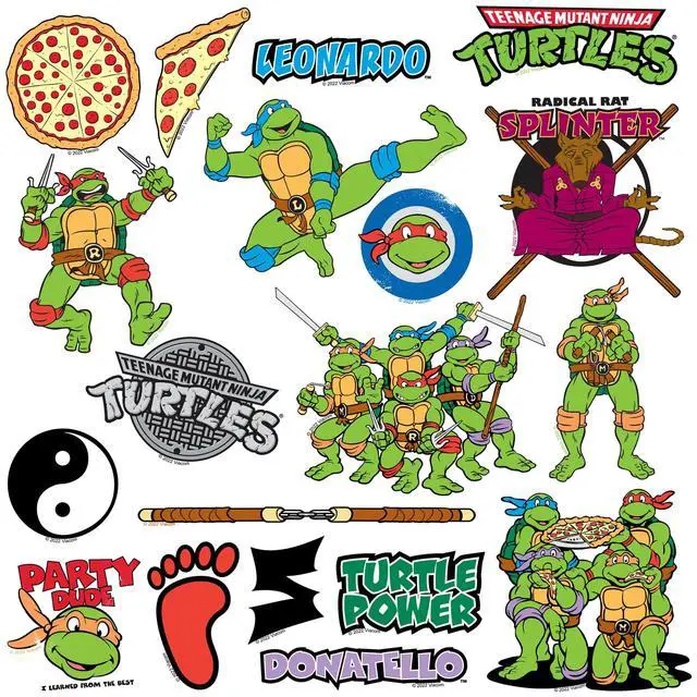 Alt view image 4 of 6 - Teenage Mutant Ninja Turtles, Tablet & Indoor/Outdoor Use, Set of 50