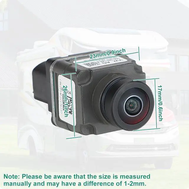 Alt view image 5 of 6 - 5Q0980546A OE Front Camera for Audi A4 A5 Q3 Q5 S4 S5 Bentley VW Atlas Porsche Skoda Seat, Rear Cam Replaces V15-74-003