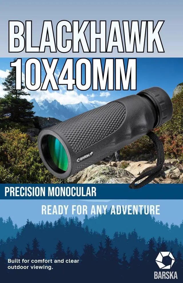 Alt view image 4 of 7 - Blackhawk 10x40 Waterproof Monocular Compact