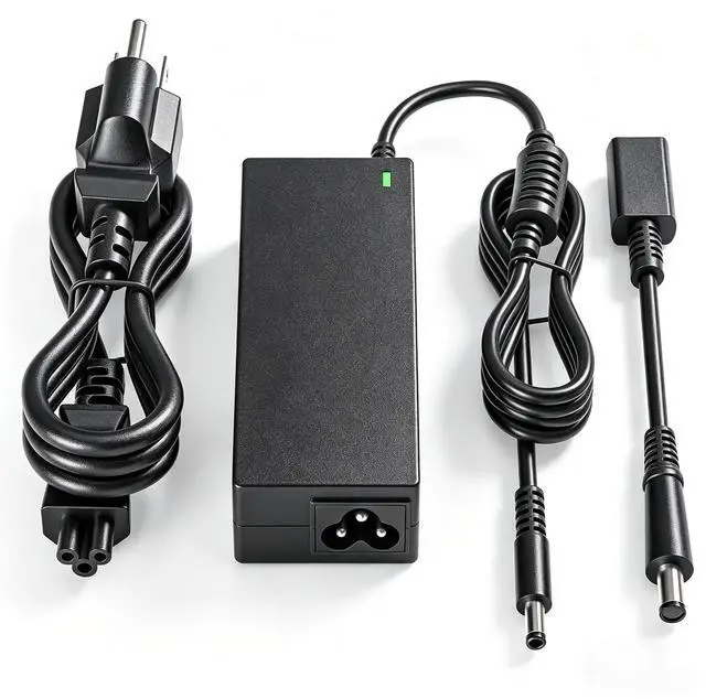 Main image of AC Adapter Compatible with Dell Laptop Charger 90W Latitude E5440 E5540 | Fit for Inspiron 15 17 3000 5000 Series 7706 2n1 7506 2n1 Inspiron 22 Power Cord Vostro 15 5568 with 4.5mm 7.4mm Round Tip