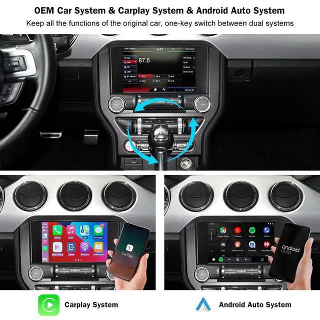 Alt view image 3 of 6 - Wireless CarPlay Interface Decoder for Ford Sync 2 (20132015) | CarPlay Retrofit for Ford F150 Explorer Escape Focus Edge Expedition Fiesta Flex, Wireless Carplay, Android Auto, Mirrorlink