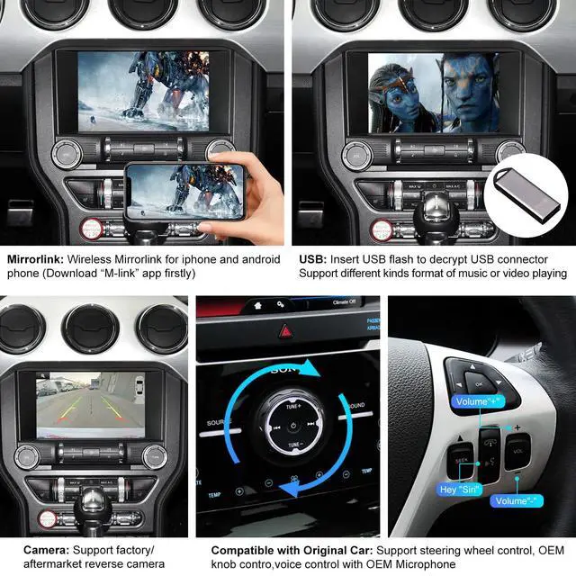 Alt view image 5 of 6 - Wireless CarPlay Interface Decoder for Ford Sync 2 (20132015) | CarPlay Retrofit for Ford F150 Explorer Escape Focus Edge Expedition Fiesta Flex, Wireless Carplay, Android Auto, Mirrorlink