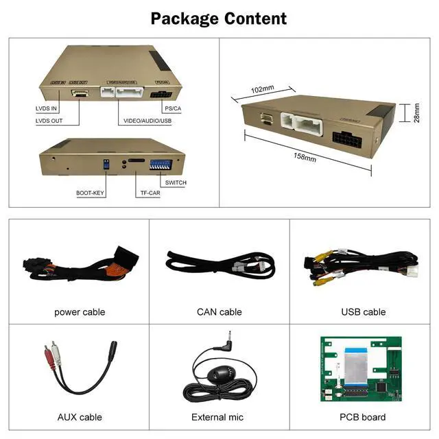 Alt view image 6 of 6 - Wireless CarPlay Interface Decoder for Ford Sync 2 (20132015) | CarPlay Retrofit for Ford F150 Explorer Escape Focus Edge Expedition Fiesta Flex, Wireless Carplay, Android Auto, Mirrorlink