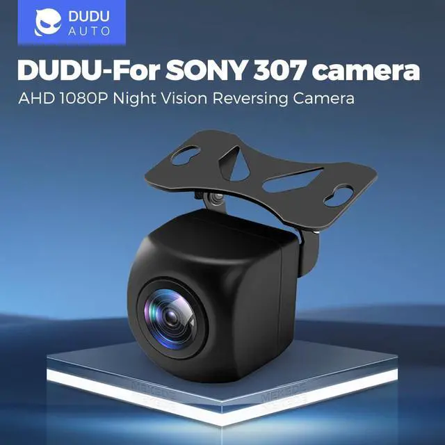 Alt view image 2 of 6 - DUDUAUTO HD AHD 1080P Night Vision Front Rear View Camera Lens, Waterproof, 6M Cable for Android Radio (Rear Camera)