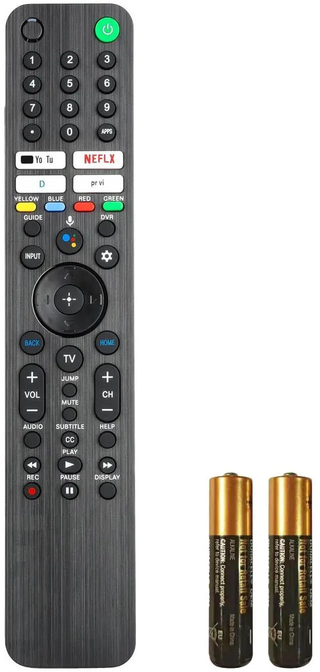 Main image of New RMF-TX520U MG3-TX520U Voice Remote Control Compatible with Sony Smart TV KD-43X KD-50X XR-50X XR-55ARB Series with YouTube Netflix Prime Video Keys Replacement Controller with Batteries