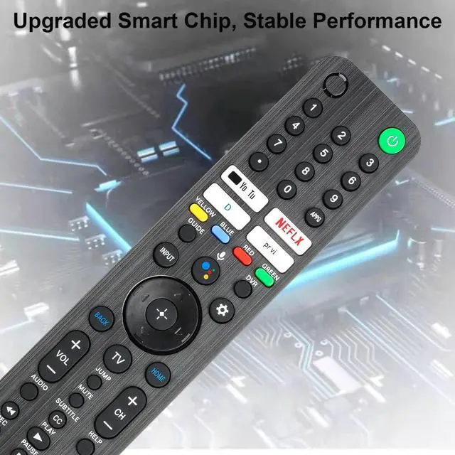 Alt view image 3 of 6 - New RMF-TX520U MG3-TX520U Voice Remote Control Compatible with Sony Smart TV KD-43X KD-50X XR-50X XR-55ARB Series with YouTube Netflix Prime Video Keys Replacement Controller with Batteries
