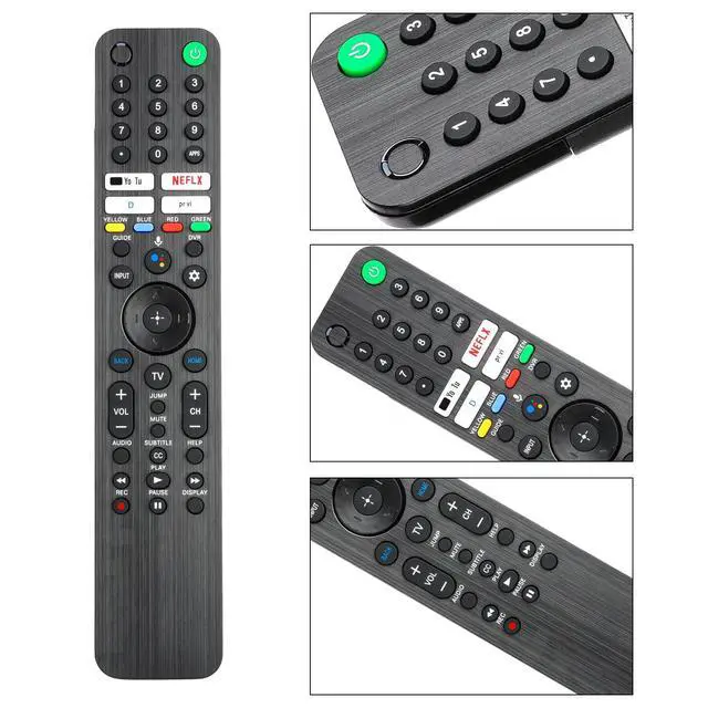 Alt view image 5 of 6 - New RMF-TX520U MG3-TX520U Voice Remote Control Compatible with Sony Smart TV KD-43X KD-50X XR-50X XR-55ARB Series with YouTube Netflix Prime Video Keys Replacement Controller with Batteries