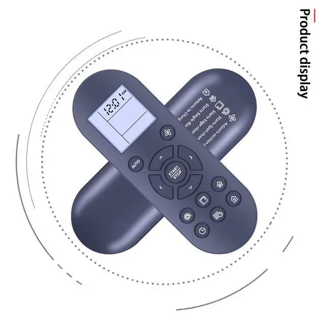 Alt view image 5 of 6 - Replacement Remote for Eufy Robot Vacuum Cleaner 11S, 11S Plus, 12, 15T, 30 | For Eufy 11S, 11S Plus, 12, 15T, 30 Replacement Robot Vacuum Remote Control
