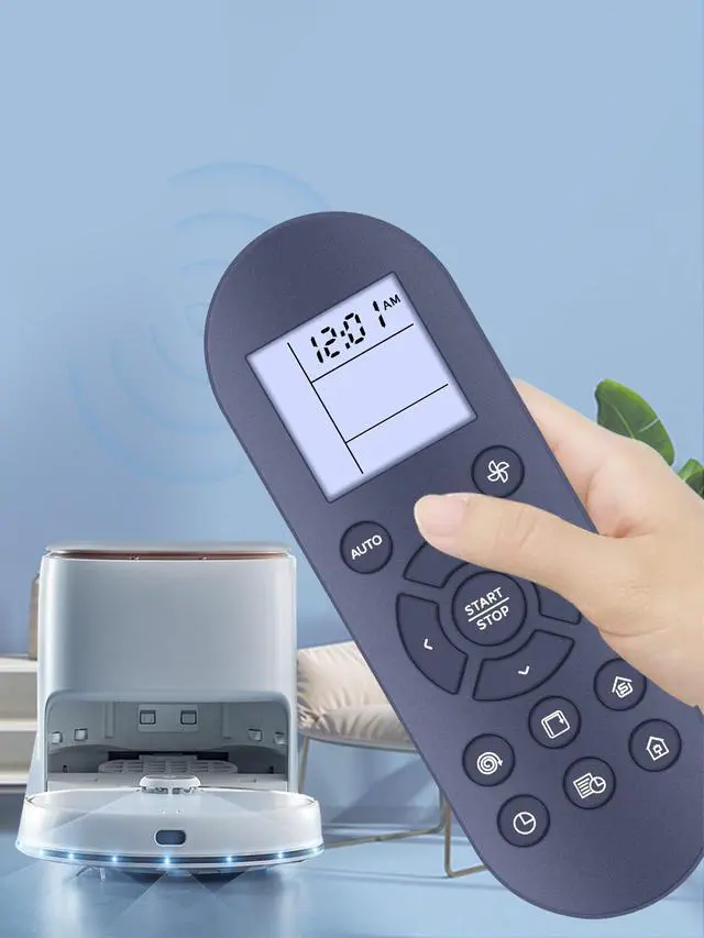 Alt view image 6 of 6 - Replacement Remote for Eufy Robot Vacuum Cleaner 11S, 11S Plus, 12, 15T, 30 | For Eufy 11S, 11S Plus, 12, 15T, 30 Replacement Robot Vacuum Remote Control