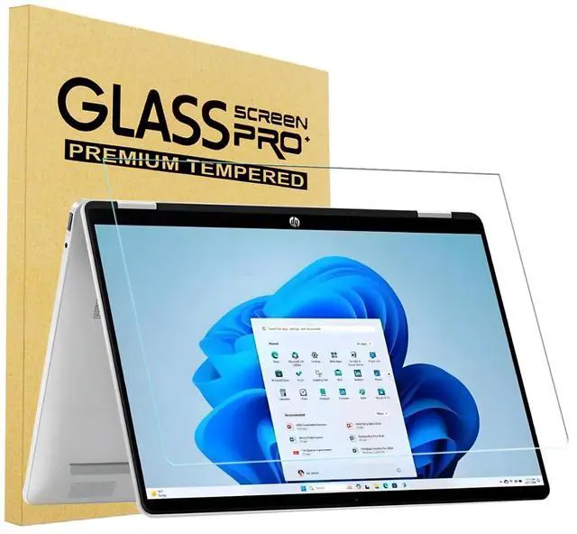 Main image of 14 Inch Tempered Glass Screen Protector for HP OmniBook 5 Flip 14 14-fp0057nr& 5 Next Gen AI 14 14-he0017nr/he0027nr,OmniBook 7 AI 14 14-fr0017nr, X Flip 14 AI 14-fm0047nr,Next Gen AI 14 14-fk0047nr