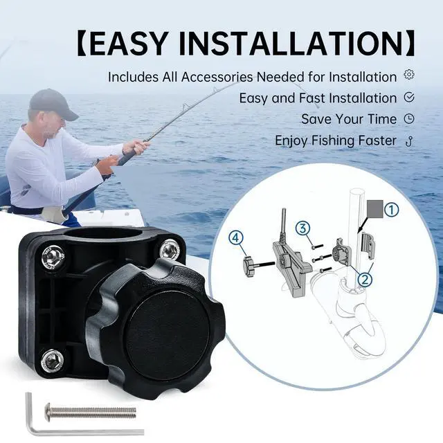 Alt view image 5 of 7 - 0 Degree Pole Mount for Garmin LiveScope Plus LVS34 Transducer | Adjustable Mounting Angle for the Livescope Plus Lvs34 Transducer and System; 010-13228-03, 010 13228 03