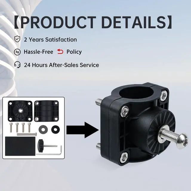 Alt view image 7 of 7 - 0 Degree Pole Mount for Garmin LiveScope Plus LVS34 Transducer | Adjustable Mounting Angle for the Livescope Plus Lvs34 Transducer and System; 010-13228-03, 010 13228 03
