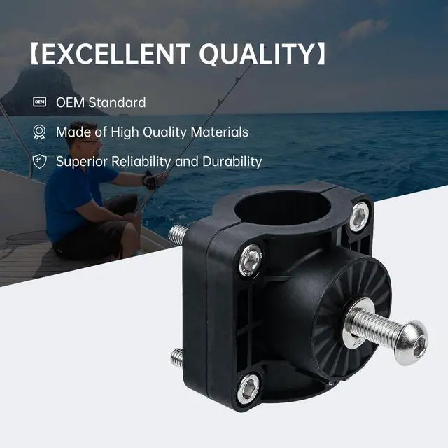 Alt view image 6 of 7 - 0 Degree Pole Mount for Garmin LiveScope Plus LVS34 Transducer | Adjustable Mounting Angle for the Livescope Plus Lvs34 Transducer and System; 010-13228-03, 010 13228 03