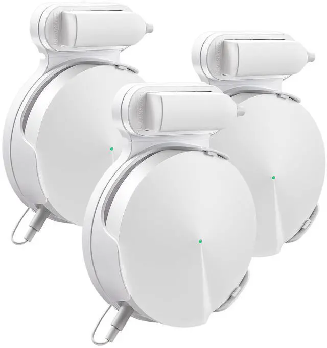 Main image of Wi-Fi Wall Mount, Cable and Power Line Storage Boxes for TP-Link Deco M5, Suitable for Sorting Home Wi-Fi Routers, Wall Mounts That are Easy to be Installed on The Celling (White-3Pack)