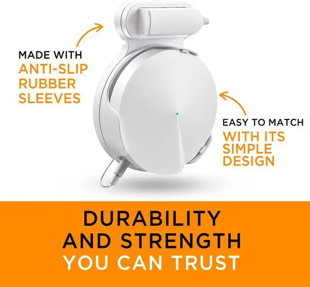 Alt view image 3 of 7 - Wi-Fi Wall Mount, Cable and Power Line Storage Boxes for TP-Link Deco M5, Suitable for Sorting Home Wi-Fi Routers, Wall Mounts That are Easy to be Installed on The Celling (White-3Pack)