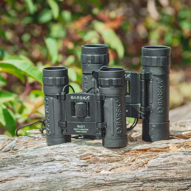 Alt view image 3 of 7 - Lucid View Compact Binoculars Fully Coated Roof Prism, Center Focus, Lightweight Outdoor Binoculars for Bird Watching, Hiking, and Travel