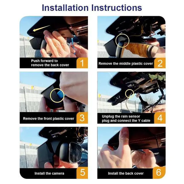 Alt view image 5 of 6 - 4K Dash Cam for 2025-2026 Porsche 911 & 911 GT3 RS & Turbo S (992.2) Cabriolet Coupe, OEM Factory Look, UHD 2160P Video, WiFi & APP, Loop Recording, Parking Mode, Easy to Install, 64GB Card