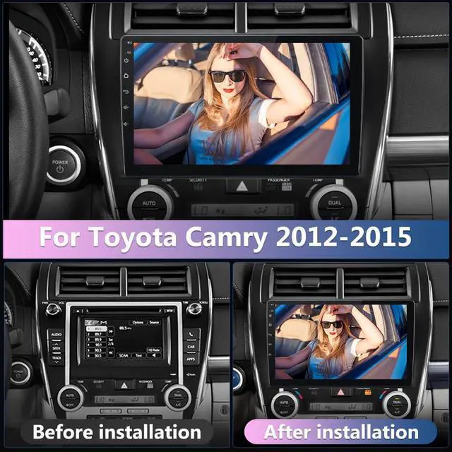 Alt view image 2 of 7 - Radio for Toyota Camry 2012 2013 2014 2015, with CarPlay & Camera