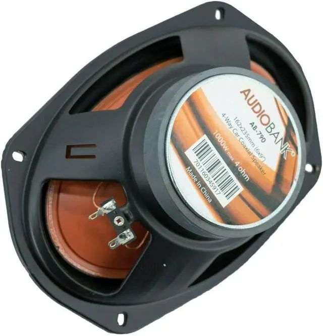 Alt view image 4 of 6 - 4X 6x9 2000 Watt 4-Way Red Car Audio Stereo Coaxial Speakers - AB-790 (2 Pairs) 1000 Each