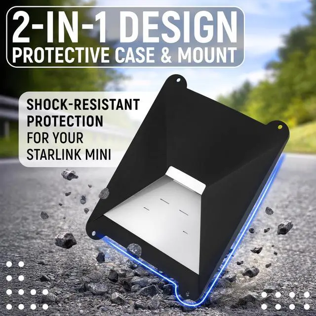 Alt view image 2 of 7 - Silicone Mount Compatible with Starlink Mini, Tool-Free Suction Cup Mount, 2-in-1 Satellite Mounting Kit with Protective Silicone Case, Suction Cups and Hooks for Car Windows, RVs, and Outdoor Travel