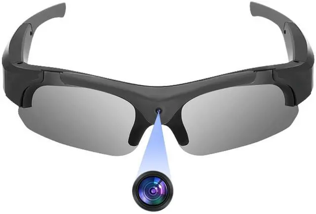 Main image of Sports Camera Glasses for Men, Video Recording Glasses, 1080P HD Eyewear UV Protection Camera Sunglasses for Outdoor Activities Cycling, Traveling, Driving