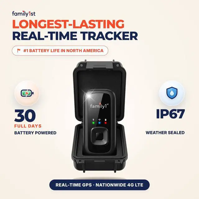 Alt view image 2 of 7 - GPS Tracker for Vehicles & Cars Real-Time Tracking Device with App, 30-Day Battery, Waterproof Magnetic Case, Hidden Design, Geofencing, Kids & Seniors, iOS & Android, Subscription Needed