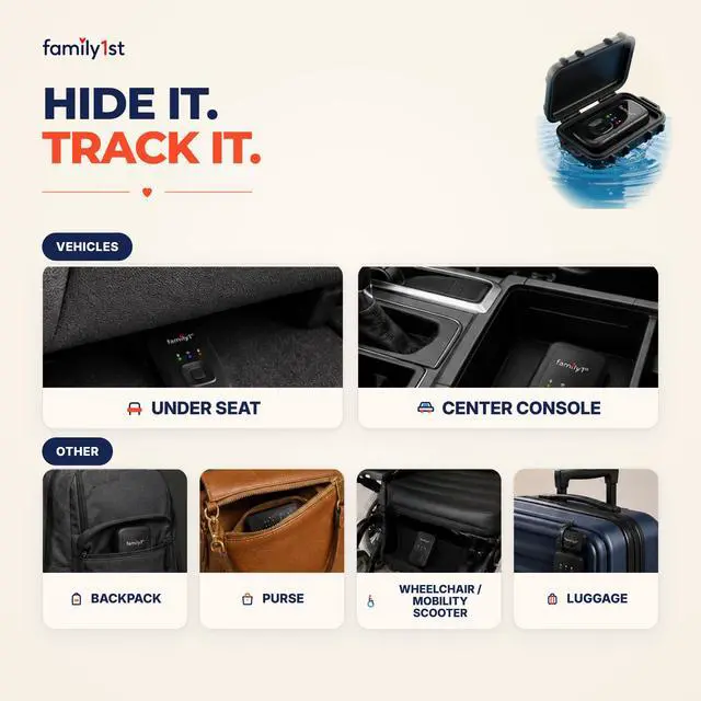 Alt view image 7 of 7 - GPS Tracker for Vehicles & Cars Real-Time Tracking Device with App, 30-Day Battery, Waterproof Magnetic Case, Hidden Design, Geofencing, Kids & Seniors, iOS & Android, Subscription Needed