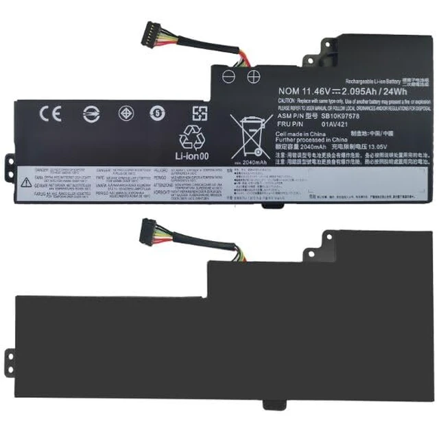 Alt view image 6 of 7 - T470 T480 01AV421 01AV489 Internal Battery Replacement for ThinkPad T470 T480 A475 A485 TP25 Series Laptop, Compatible with 01AV419 01AV420 SB10K97577 SB10K97576 SB10K97578 Notebook
