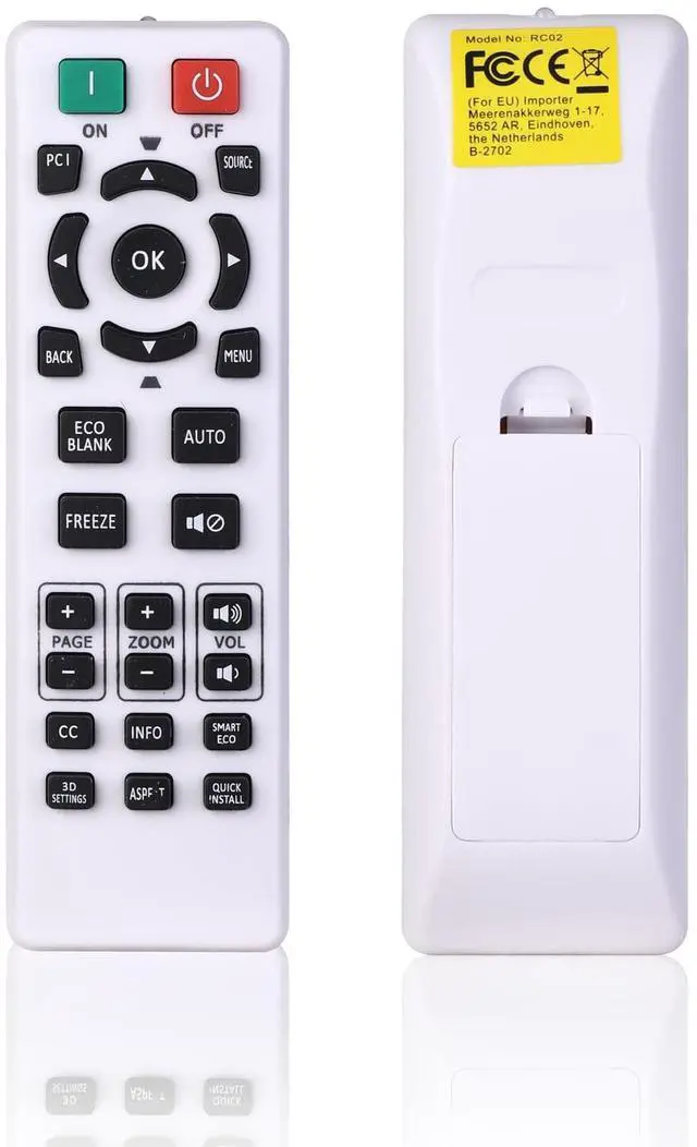 Main image of Universal Remote Control for All BENQ Projector W1080ST W1070 HT1075 HT2150ST HT3050 HT4050 TH682ST TH681 TH535 TH530 MS527 MS524 MW529 MH530