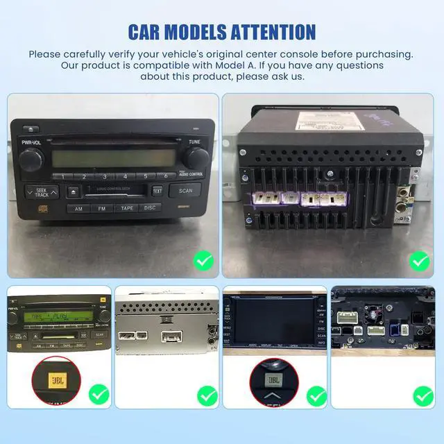 Alt view image 3 of 7 - Android Car Radio for Toyota Sequoia 2005-2007 CarPlay Android Auto | 9 Inch HD Touchscreen with 4+64G storage, Sequoia Stereo with 5Ghz WiFi GPS Bluetooth FM/RDS EQ SWC Backup Camera MIC
