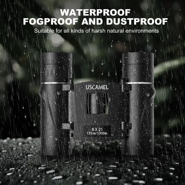 Alt view image 3 of 6 - Compact Binoculars for Adults 8x21: Small Binoculars for Travel | FMC optics, BAK4 prism, easy focus and lightweight design for bird watching, cruises, concerts, hiking and gifts